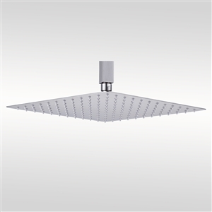 Fontana Chrome 8" Ultra Thin Luxury Bathroom Shower Head