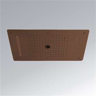 Recessed Color Changing Water Powered Led Shower Head